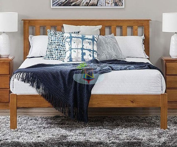 Susan_Low Foot# NZ Pine  Bed Frame | King | LS