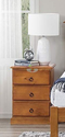 Susan# NZ Pine  Bedside Table| TR