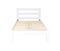 Tina# NZ Pine Simplicity Bed Frame | King-Single | White color| TR