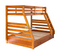 Tina# NZ Pine Bunk Simplicity Bed Frame | Single+Double | Pine color | LS