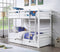 -Weekly Specials- Tina# Solid Wooden Bunk bed & 2 Drawers | Single+Single | White (Copy)