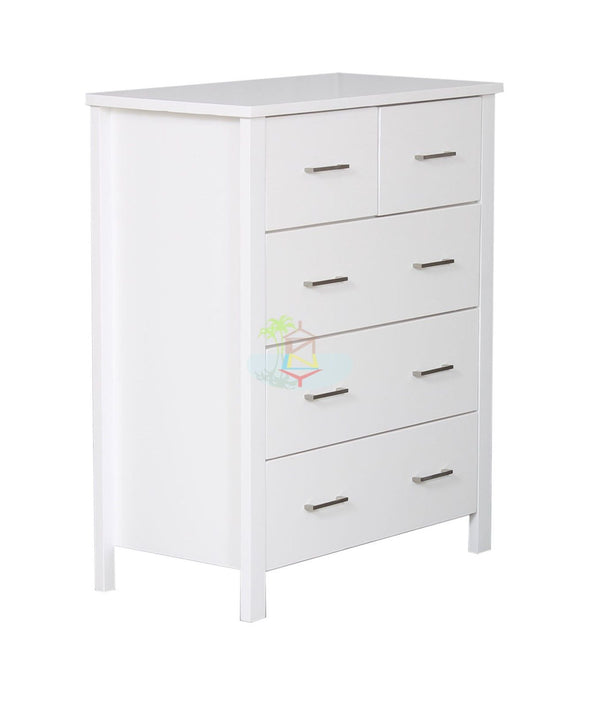Tina# NZ Pine Simplicity Tall Boy | White color | LS