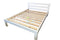 Tina# NZ Pine Simplicity Bed Frame | Queen | White color | LS
