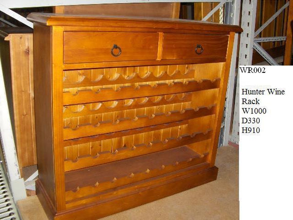 Hunter# NZ Pine  Wine Rack | LS