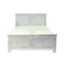 Amanda# NZ Pine White Wash White Wash Bed Frame | Queen