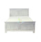 Amanda# NZ Pine White Wash White Wash Bed Frame | King