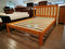 Classic# NZ Pine Simplicity Bed Frame | Queen | Pine color