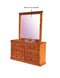 Classic# NZ Pine Simplicity Dresser | 7 Drawer | Pine color