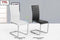 Bessie# Z-Leg Dining Chair | White color