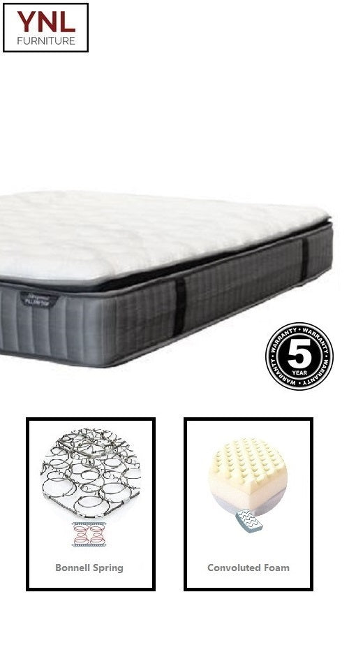 Comfy 6cm thick Pillow Top Mattress| King-Single size