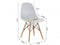 Echo# Scandinavian Dining Chair | White color