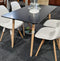 Echo# Scandinavian Dining Table | Black color
