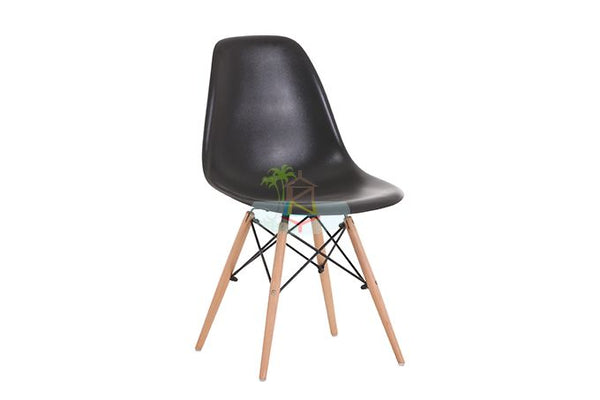 Echo# Scandinavian Dining Chair | Black color