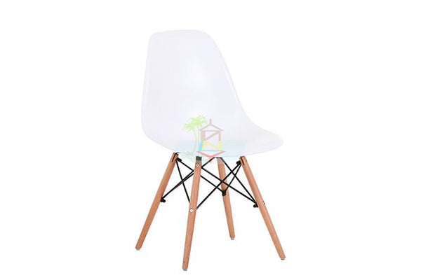 Echo# Scandinavian Dining Chair | White color