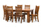 Felton# NZ Pine Chunky Dining Suite | 1.8M Table&6 Chairs