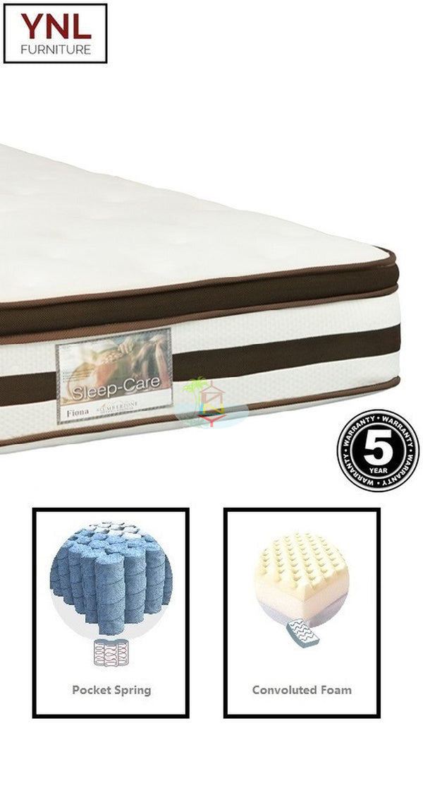 *Heavy Duty* Pocket spring with a 7cm Euro Top Mattress | Model Fiona II# | Super-King size