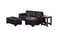 Jessie# L-Shape Ottoman  with Ottoman Lounge Suite | Corner
