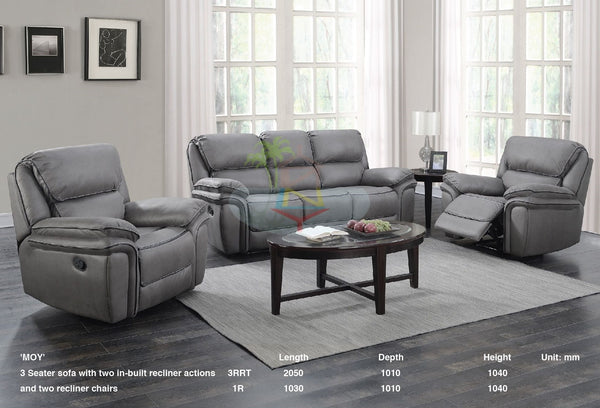 Moy# Conventional Suite Recliner  Lounge Suite | 3RR+R+R