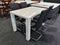Mona&Bessie# High Gloss Z-Leg Dining Suite | 1.2M Table&4 Chairs | Black color