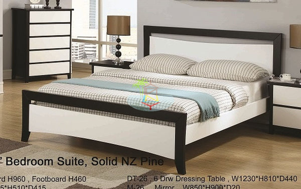 Patrick# NZ Pine  Bed Frame | Double
