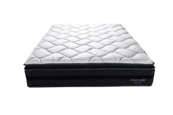 *Most Popular* Posture Elite# Medium 5 Zoned Pocketed Tall Coil with 8cm Pillow Top Mattress| Double size