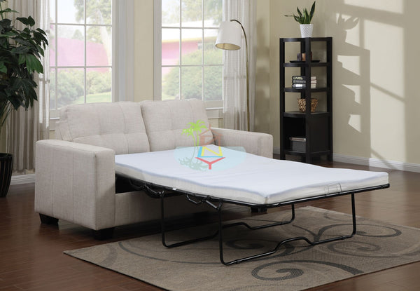 Rose# Sofa Bed Linen Sofa Bed | Beige color