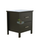 Tina# NZ Pine Simplicity Bedside Table | 2 Drawer | Black color