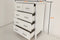 Tina# NZ Pine Simplicity Tall Boy | White color