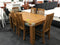 Woodgate# NZ Pine Rustic Dining Suite | 1.8M Table&6 Chairs