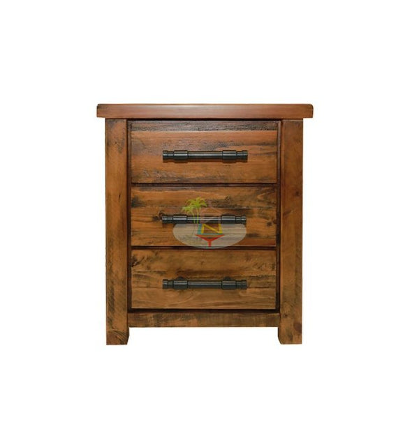 Woodgate# NZ Pine Rustic Bedside Table